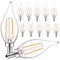 Luxrite CA11 LED Light Bulbs 4W (40W Equivalent) 400LM 3000K Soft White Dimmable E12 Candelabra Base 12-Pack LR21575-12PK - alternate 1